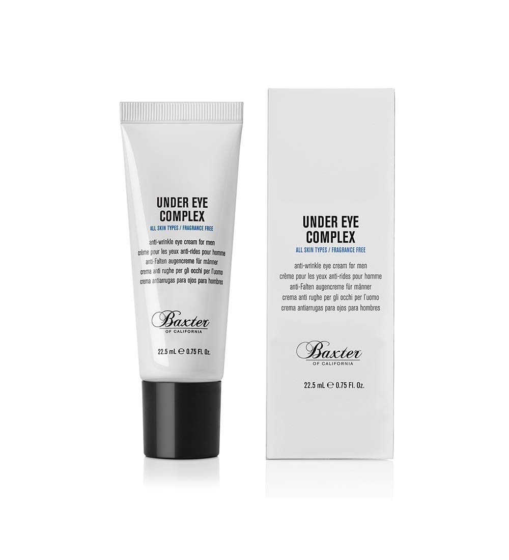 Baxter of California Under Eye Cream for Men, Depuffing and Line Reducing, Unscented