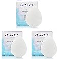 Buf-Puf Regular Facial Sponge, Dermatologist Developed, Removes Deep Down Dirt & Makeup that Causes Breakouts and Blackheads, Reusable, Exfoliating, White, 1 Count (Pack of 3)