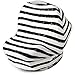 Kids N’ Such Baby Car Seat Cover Car Seat Canopy & Nursing Cover, Black & White Stripes + Dots