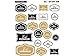 Happy Eid - Eid Mubarak Designer Sticker Sheets Set Eid Decorations 86 Stickers
