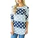 HOT Sale! Goddessvan Women Floral Print Long Sleeve Shirt Loose Casual Blouse Top