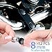 KiWAV motorcycle round bolt cap screw cover plug black for 8mm thread allen head bolts, ie M6 allen key