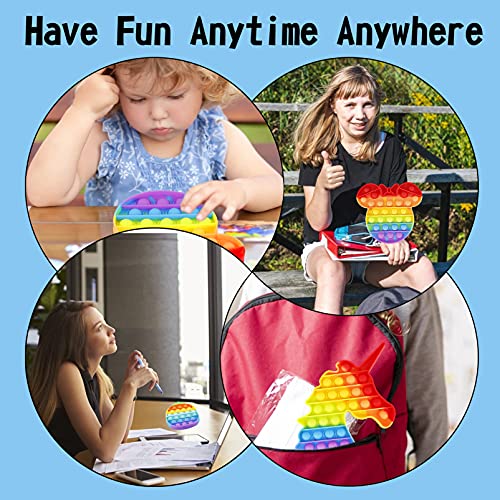 IGINOA 3 Packs Pop Poop Toy, Mouse Pineapple Sensory Anxiety Stress