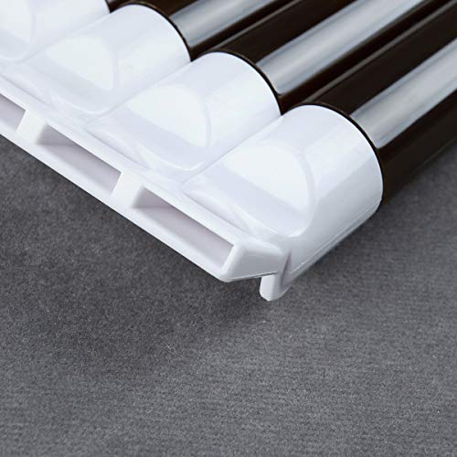 New Arrival 16 Pipes Pan Flute Pan Pipe G Key ABS Plastic Traditional Woodwind Musical Instrument for Beginner and Musical Lover (18 Pipes, dark brown and white) - Thumbnail 3