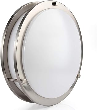 lineway lampara de techo con sensor de movimiento led de montaje empotrado 18 w 12 pulgadas 6000 k luz de deteccion activada por radar para