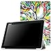 MoKo ASUS ZenPad 10 Case - Slim Lightweight Smart Shell Stand Cover with Auto Wake/Sleep Function for ASUS ZenPad Z300C / Z300M / Z301M / Z301ML / Z301MFL 10.1-Inch Tablet, Lucky Tree