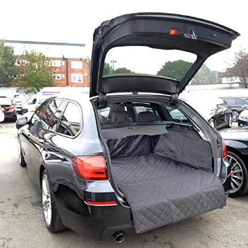 UK Custom Covers QBL277B Tailored Waterproof Quilted Boot Liner Mat Black -To Fit Bmw 5 Series Touring F11 2010-2017