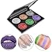Glitter Eyeshadow Powder Waterproof, MojiDecor Beauty Makeup Cosmetic Eye Shadow Diamond Shiny Shimmer, Silky Smooth & Long Lasting