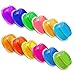 Philonext 15 Pack Slime Storage Containers, Foam Ball Storage Containers with Lids, Leakproof Clear Plastic Floam Beads Containers Kit of Slime with 10 Pcs Slime Mixing Spoons for Slime Beads (L)