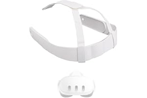 Fukaisu Head Strap Replacement for Oculus Meta Quest 3/3s, Adjustable Strap Enhanced Comfort Headband for VR Headset Accessor