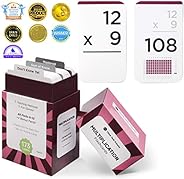 Think Tank Scholar 173 Multiplication Flash Cards | All Facts 0-12 Color Coded | Best for Kids in 3rd, 4th 5th