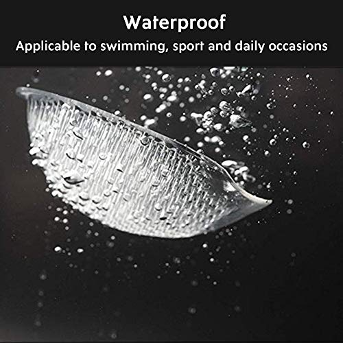 Silicone Bra Pad Inserts Breathable Honeycomb Padding Breast Enhancers Mild-Adhesive Bikini Push Up Inserts, Clear Semicircle
