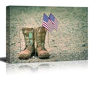 Canvas Wall Art Memorial Day Canvas Prints Home Artwork Decoration for Living Room,Bedroom - 12x18 inches
