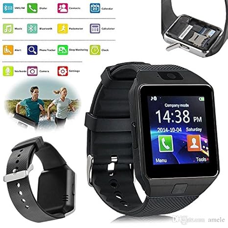 smart watch dz09 black