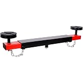 HOYOC ﻿Jack Stand Pads,1Ton Floor Jack Cross Beam Adapter,for Floor Jacks Engine Hoist Shop Crane,Car Jack Underframe Cross Bar for Jack Cross-piece with Rubber Pads