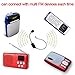 Awakingdemi Wireless Microphone Headset,FM Megaphone Radio Mic for Loudspeaker for Voice Amplifier Computer Speaker