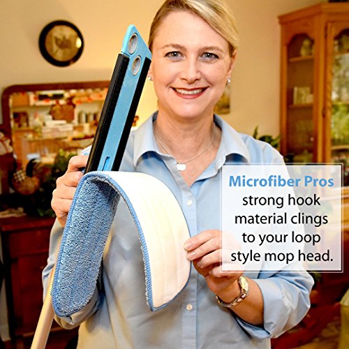 5 Microfiber+Pros+Reusable+Mop+Pads