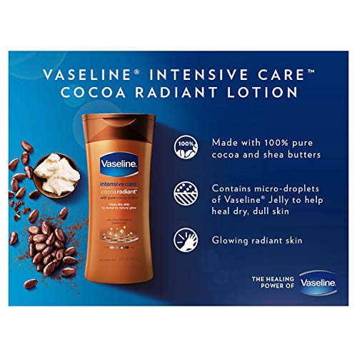 Vaseline Intensive Care Body Lotion, Cocoa Radiant, 20.3 oz