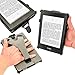 iGadgitz Black PU Leather Case Cover Compatible with Amazon Kindle Paperwhite 2015 2014 2013 2012 with Sleep/Wake Function & Integrated Hand Strap