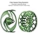 Piscifun Crest Fly Fishing Reel Large Arbor Fully Sealed Drag Saltwater CNC-machined Aluminum Alloy Fly Reel 5/6 Green