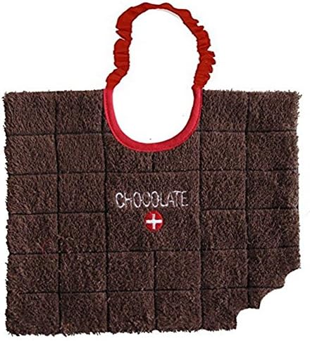 Zigozago - Baby Bib Swiss Chocolate bar - Tie: Elastic - One Size