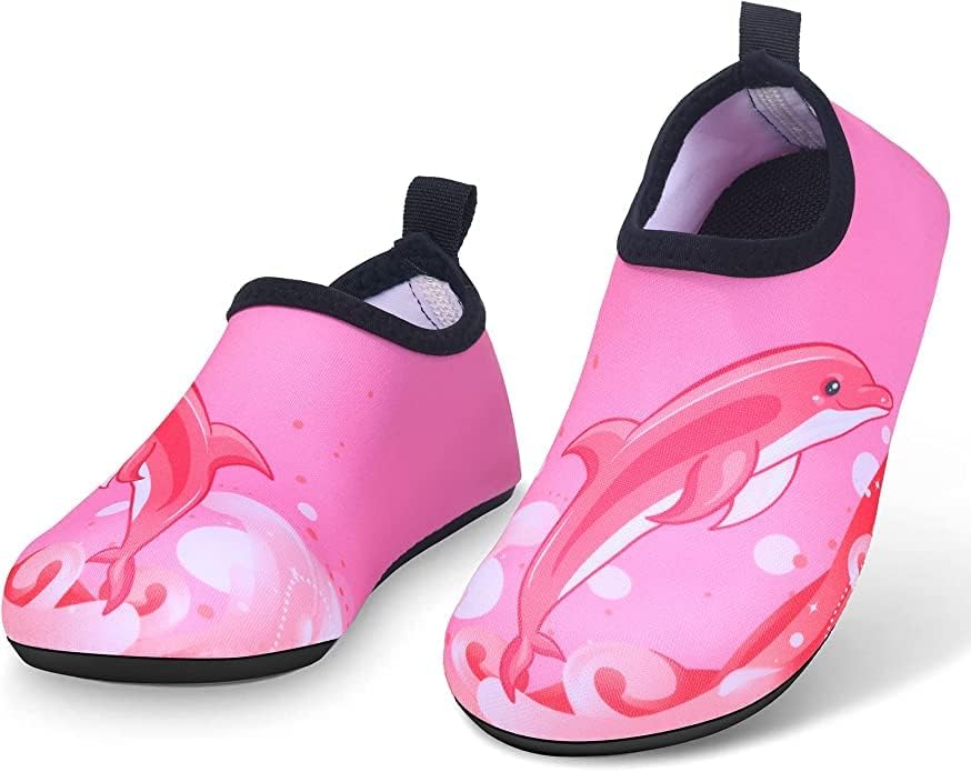 Benpen Kids Water Shoes Boys Girls Toddler Non-Slip Quick Dry Aqua Socks