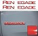 Renegade Emblem Inlay Decal Stickers for 2015-2023 Jeep Renegade - (Color: Reflective Red)