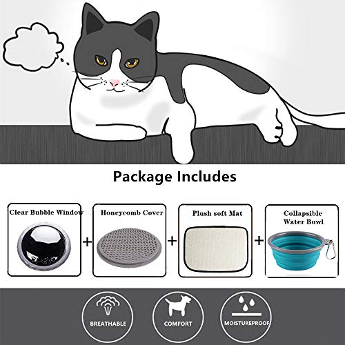 JAHUITE Upgraded Cat Backpack, Bubble Space Capsule Dog Backpack