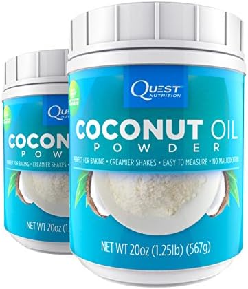 Quest Nutrition Coconut Oil Powder 20 oz (1.25 lbs) (Pack of 2)