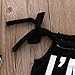 Newborn Baby Girls One-pieces Infant I am so fancy Printed Clothes Outfits(0-6months)/Tag 70, Black