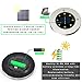 Solar Ground Lights, 8 LED Disk Lights Solar Powered, Outdoor In-Ground Lights, IP65 Waterproof for Landscape, Walkway, Lawn, Steps Decks, Pathway, Yard Driveway, Stairs, Warm White Lights(8 Pack)