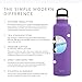 Simple Modern 20oz Ascent Water Bottle - Hydro Vacuum Insulated Tumbler Flask w/Handle Lid - Purple Double Wall Stainless Steel Reusable - Leakproof -Lilac