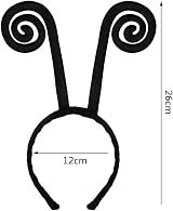 xiaozhenjida 3 Pcs Butterfly Headband Halloween Party Hair Accessories Antenna view 2