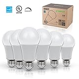Thinklux LED A19 Light Bulb, 11W (75W Equal), 2700K (Warm White), Dimmable (Pack of 6), Energy Star