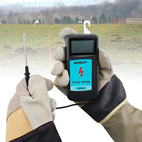 allsun Digital Electrical Fence Voltage Tester Electric Fence Fault Finder High Voltage 300