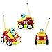 Rabing RC Cartoon Race Car with Action Figure Radio Control Toy with Music Best Gift for Toddlers Kids
