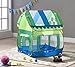 Truedays 3 in 1 Green Play House Kids Adventure Play Tent Indoor Outdoor Tunnel Pool