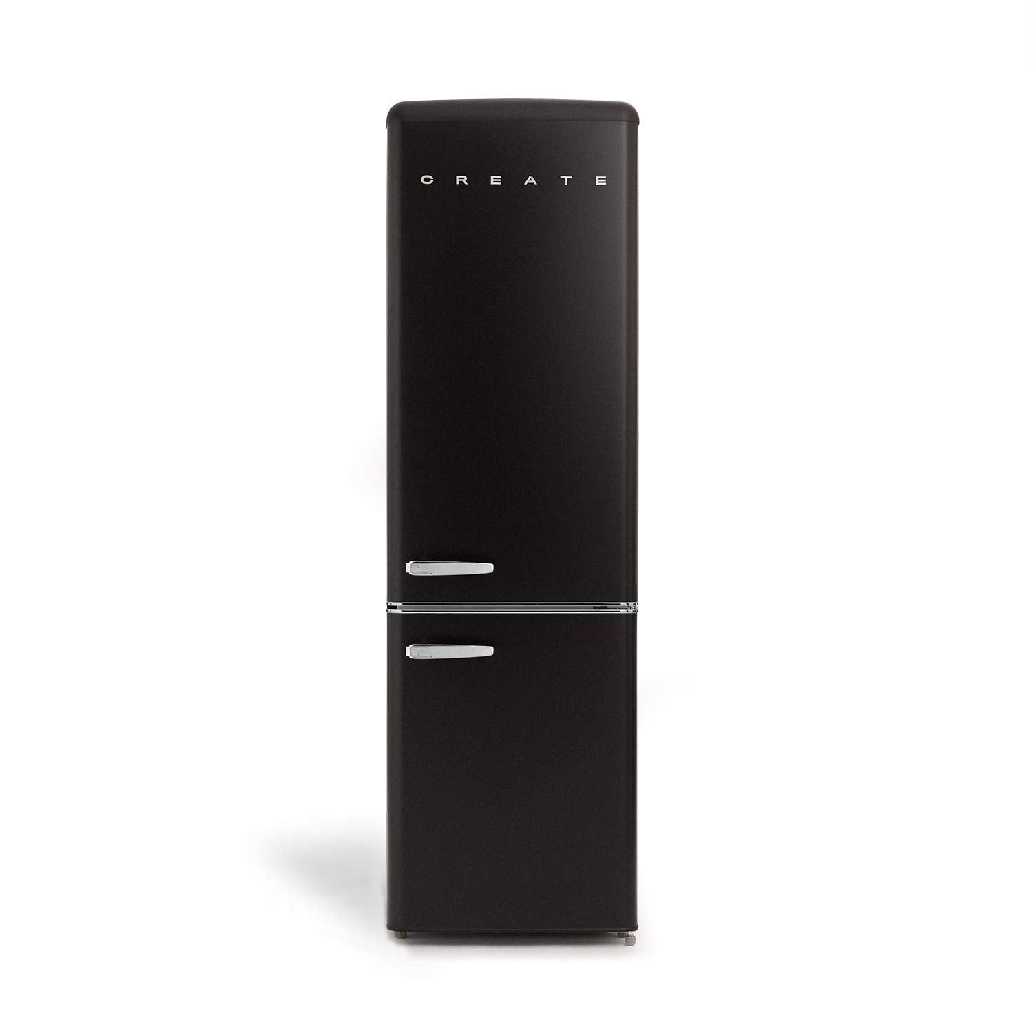 CREATEFRIDGE-STYLANCEFrigorifico-Combi-244L-NegroDiseno-y-estilo-Retro-Vintage