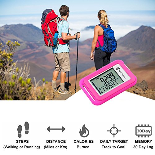 OZO Fitness SC 3D Digital Pedometer Best Pedometer for Walking. Track