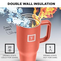 IRON °FLASK Co-Pilot Insulated Tumbler w/Straw