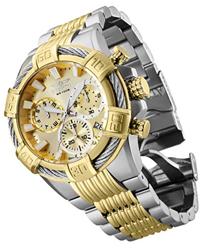 Invicta-Mens-Bolt-Quartz-Watch-with-Two-Tone-Stainless-Steel-Strap-16-Model-25864-25513