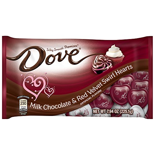 Dove Promises Valentine's Milk Chocolate & Red Velvet Swirls 7.94 OZ