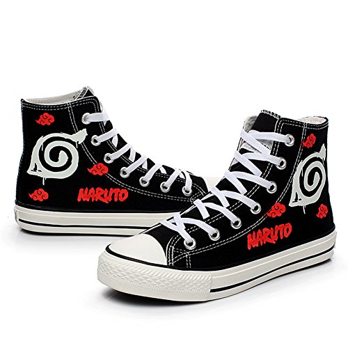 Naruto Anime Naruto Logo Cosplay Shoes Canvas Shoes Sneakers Luminous