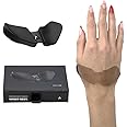 DELTAHUB Carpio 2.0 - Right-Handed Truly Ergonomic Wrist Rest for Mouse, Carpal Tunnel Support, Pain Relief, Anti-Fatigue, Easy Glide, Sleek, Office Computer, Laptop, Gaming - Small, Black