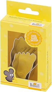 RBV Birkmann, 160934, Ausstechformen-Set Käsefuß, Weißblech, 2-teilig