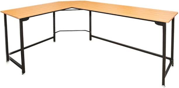 HJFGSAK de computadora en Forma de L Escritorio de Esquina Estación de