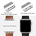 NEWON Watch Strap Connector Adapter Compatible with Apple Watch Band 38/40/41 Silver