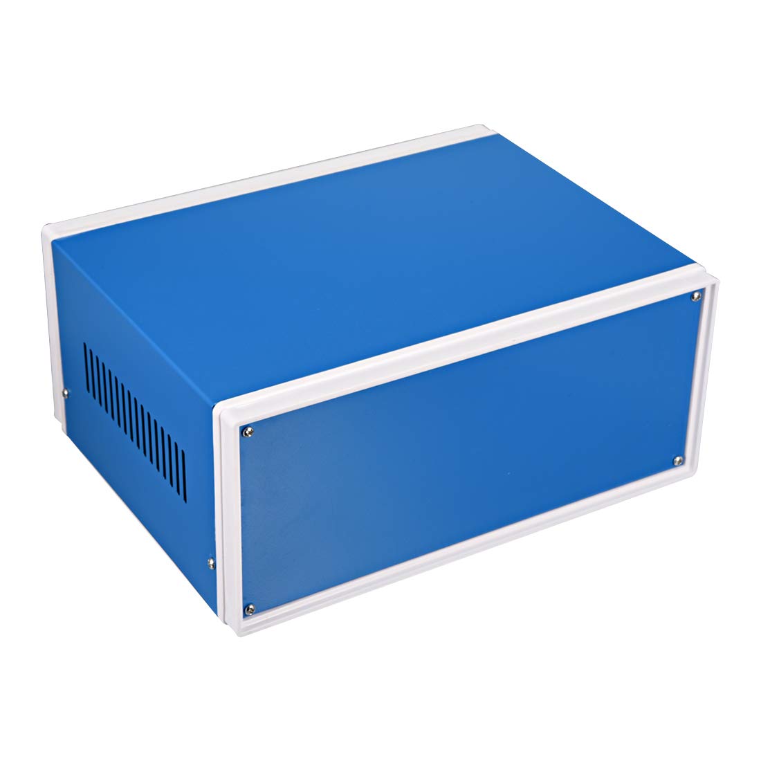 Sourcingmap Metal Blue Project Junction Box Enclosure Case 250 x 190 x 110mm/9.84 x 7.48 x 4.33inch