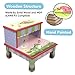 Fantasy Fields - Magic Garden Hand Crafted Kids Wooden Step Stool, Multi-Color (W-7486A)