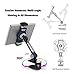 Tablet Stand LARICARE Phone Stand Phone Holder 360 Degree Swivel Aluminum Adjustable Sturdy clamp for Camera, iPad, iPhone, Samsung and Other Smart Phones LD204B(Black)
